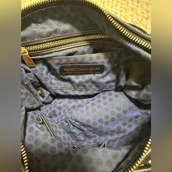 Rebecca Minkoff black leather Cupid shoulder strapped satchel - Picture 6 of 6